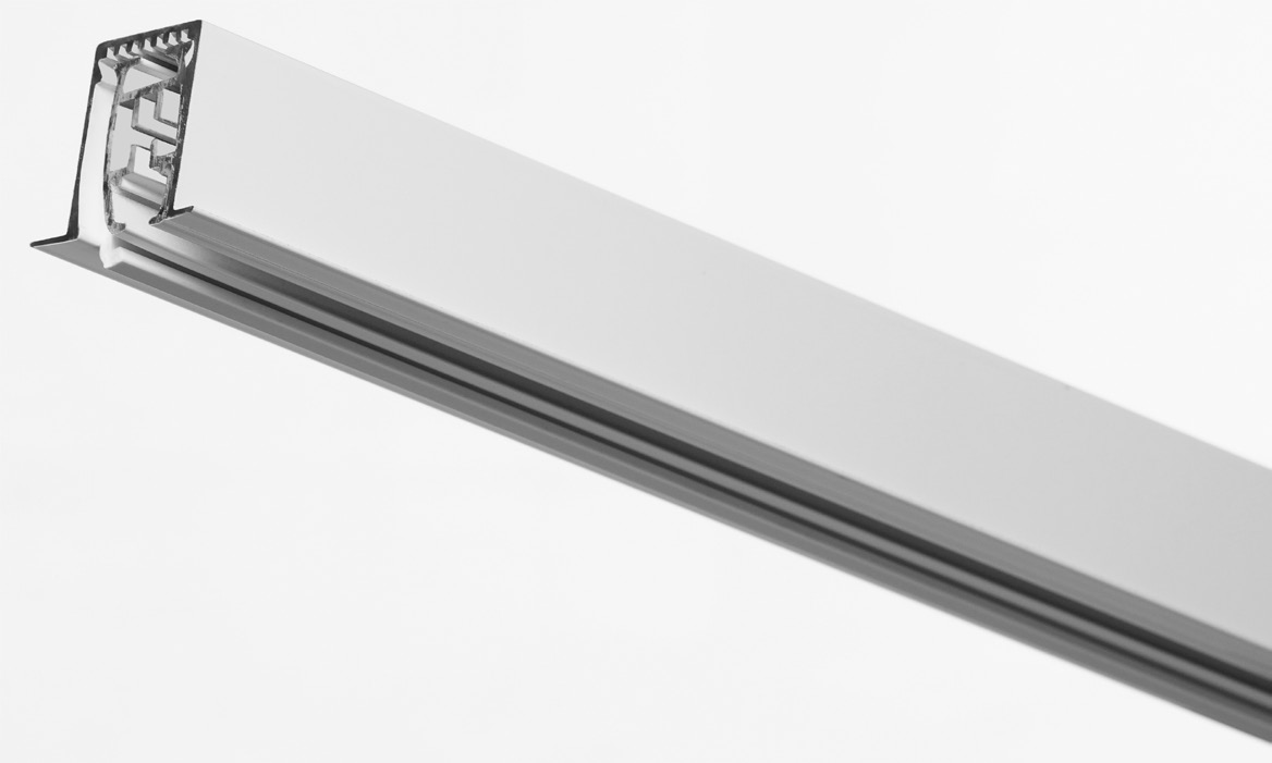 Forest RTS recessed drapery track and recess profile